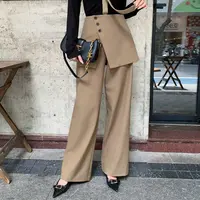【ZACOCO】夏天薄款女士通勤慵懒休闲可拆卸屁帘裤子3263
