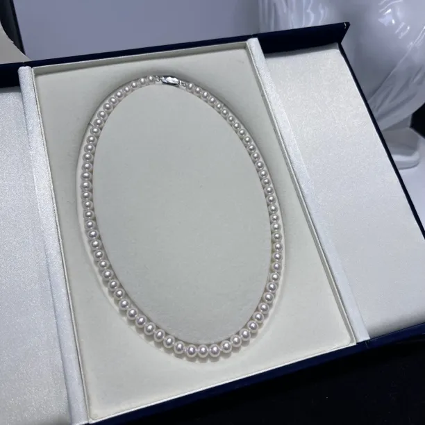小霞珠宝-2025.新品6-7mm淡水无核珍珠项链