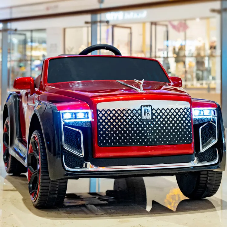 【高档】儿童电动车自驾带遥控车小孩早教电动汽车可坐人儿童童车