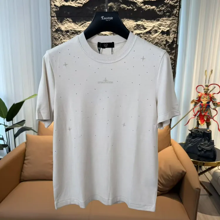 【VanJazny】QC高端男士潮流百搭休闲简约男士时尚短袖T恤D258031