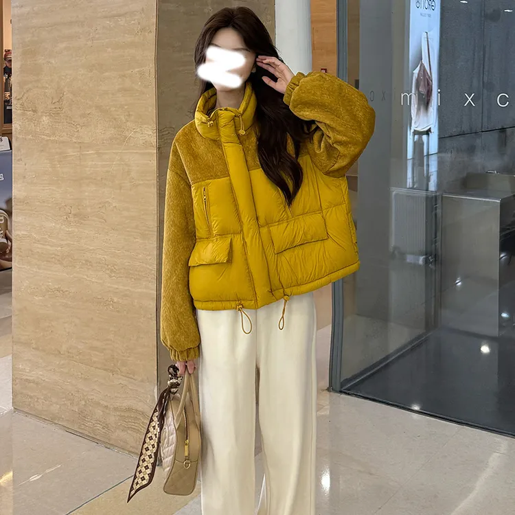 深冬独特超好看短款棉衣棉服女冬季欧货小个子面包服加厚棉袄外套