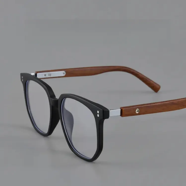 VIPOL超轻tr90木纹腿眼镜框大框复古近视散光变色镜潮流时尚个性