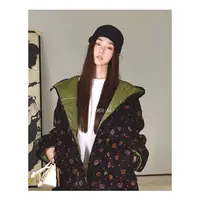 36-宝儿家含幂BH27925309秋季新款廓形版香云纱小黄鸭醒狮鹅绒服
