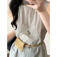 钛钢项链 石葡萄串项链女高级感长款简约百搭毛衣链轻奢小众配饰