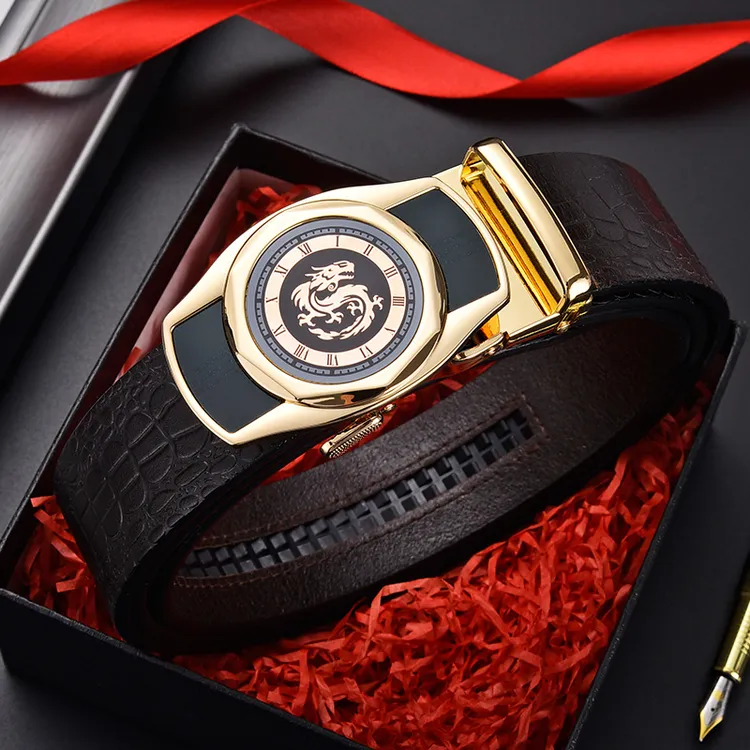 COLUMBUPOLO保罗正品男士男式男款奢侈品皮带真皮高档皮带高级