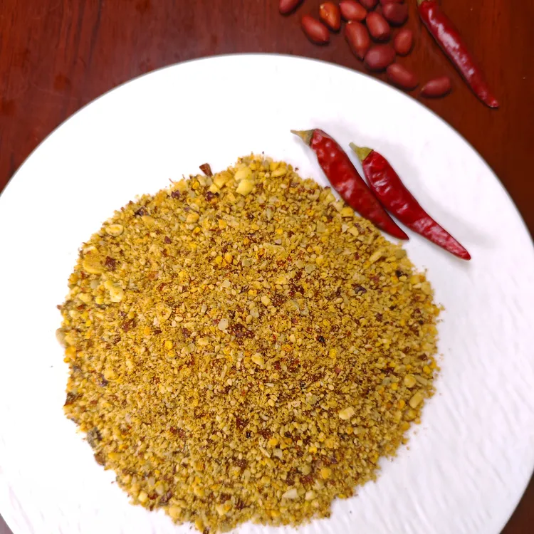 花生瓜子辣椒夹馍卷饼烧烤烤肉拌凉菜拌面条花生辣椒花生碎正宗