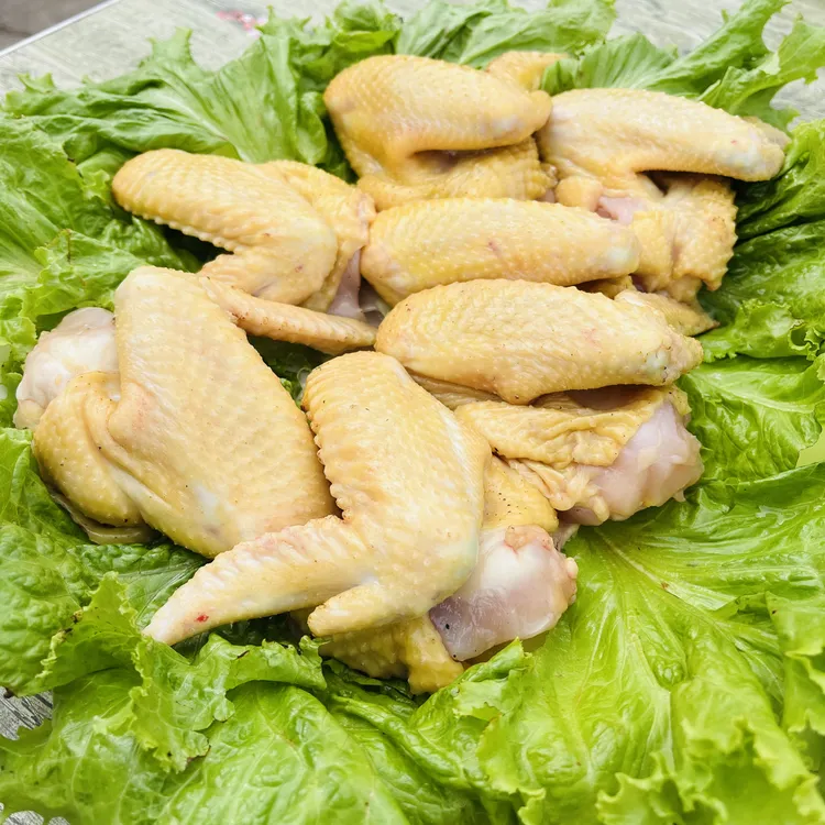 划拉哥专属东北散养大公鸡鸡全翅无水无泡 顺丰包邮 包冰率不含冰