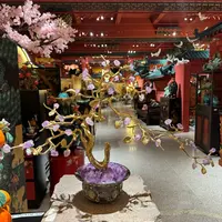 JH30 水晶黄铜装饰桌面玄关摆件