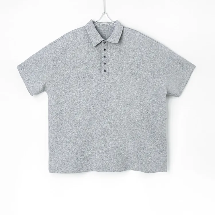 【P】"空气层硬挺廓形POLO大T"翻领短袖t恤裙 XP2008