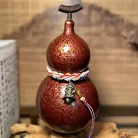 【琉璃02】正宗大漆酒葫芦仿古珍藏温婉福禄摆件手工