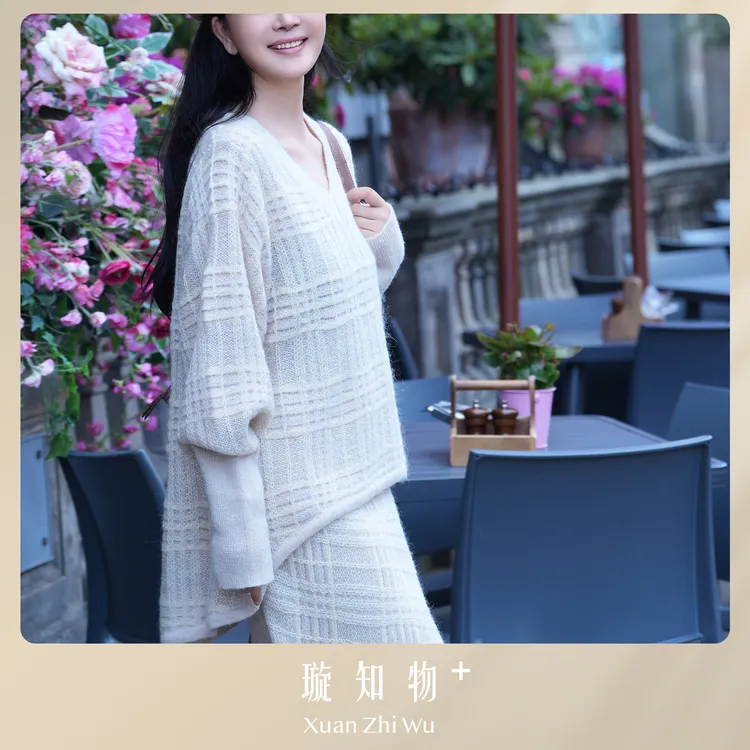 怦然心动针织衫王璇原创设计