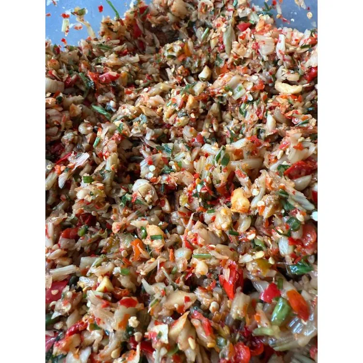 香辣挪菜心江镇农家下饭菜