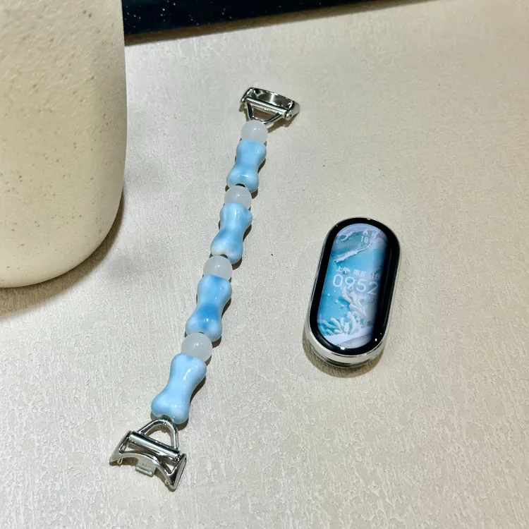 瑞馨宜彩虹豆小猫适用小米手环10表带9Pro小米9/8手环8Pro表带7女