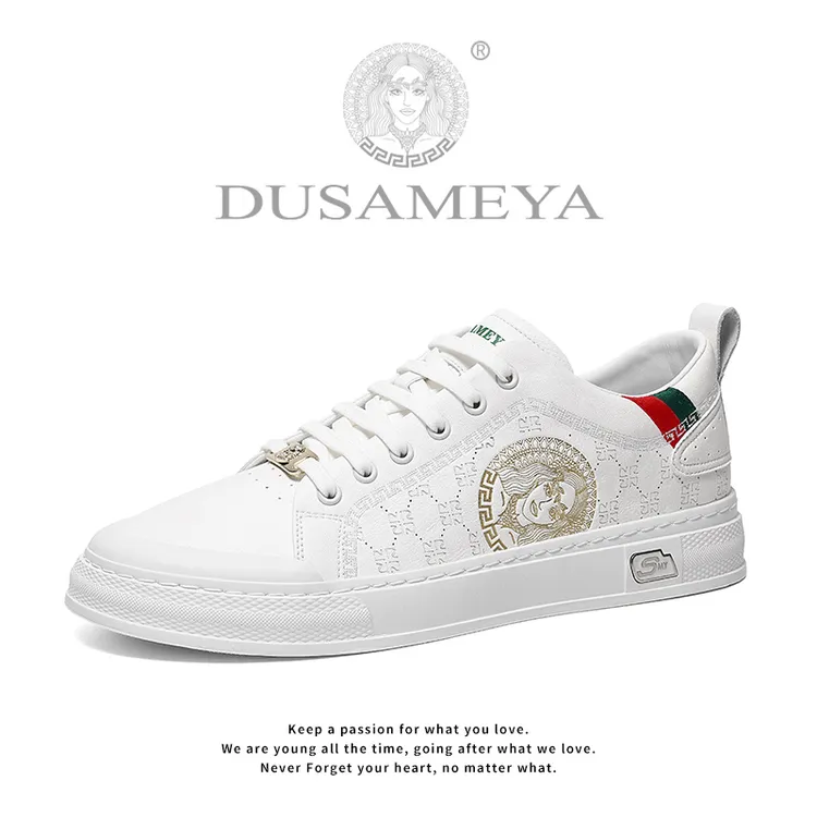 DUSAMEYA/杜莎米娅秋冬新款轻奢潮流运动情侣百搭时尚休闲小板鞋
