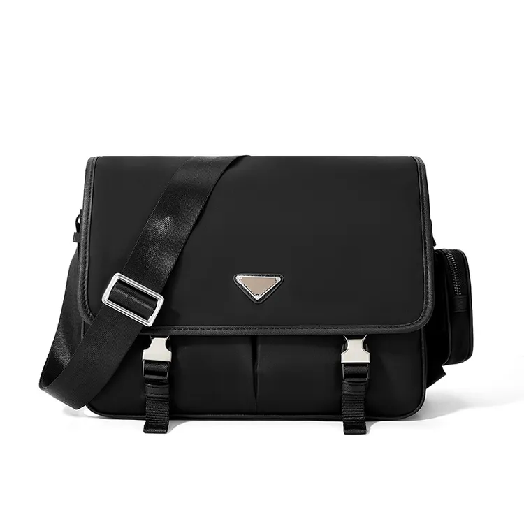 经典新款防水牛津布单肩斜挎休闲包大容量邮差男士背包多隔层