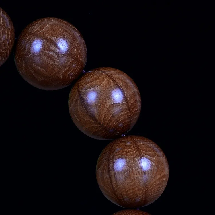 合金亚克力手链 五台山男女款精致满纹五台山老料情侣文玩念珠