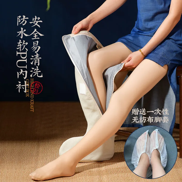 电加热长筒靴热敷包拔寒去湿