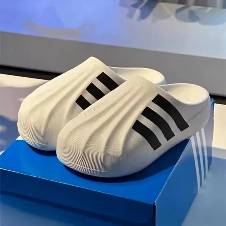 贝壳头拖鞋男女款正品2025夏季新款厚底增高休闲运动一脚蹬半拖潮