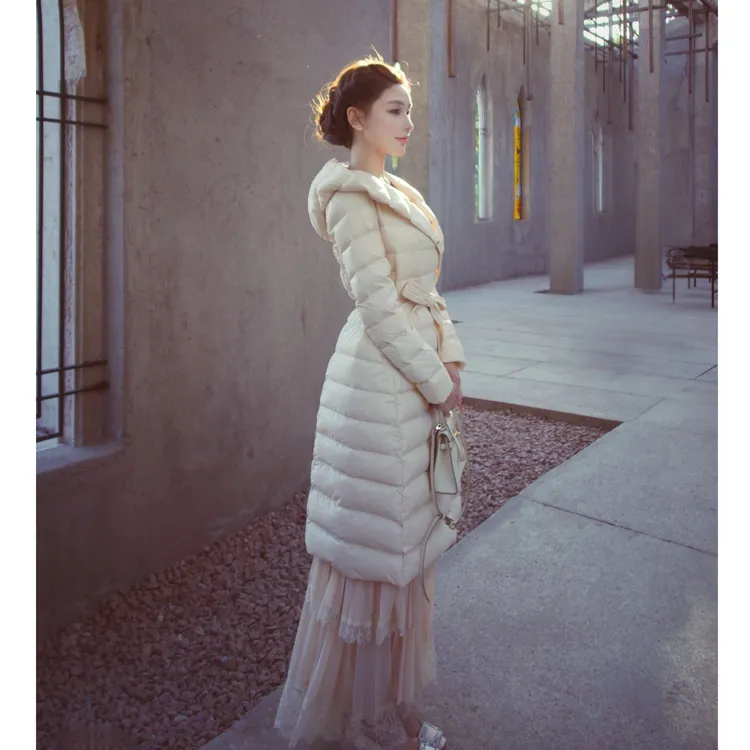 WW定制「融雪初冬」显瘦气质时尚冬季网红百搭小众设计感羽绒服外套