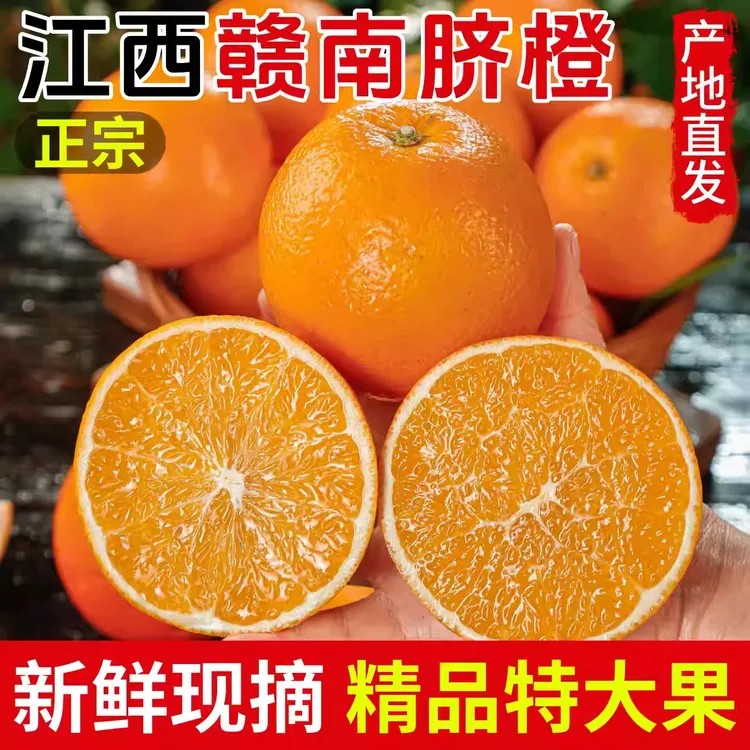 [正宗保证]正宗赣南脐橙新鲜采摘产地直发精品水果营养丰富