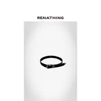 【RENATHING】经典百搭银扣皮带