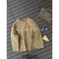 atong/阿彤-【】-2025苏丽毛边设计款廓形口袋手工外套0921-17