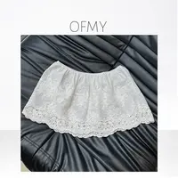 FY6110 打底百搭高腰白外穿色叠搭小半身裙