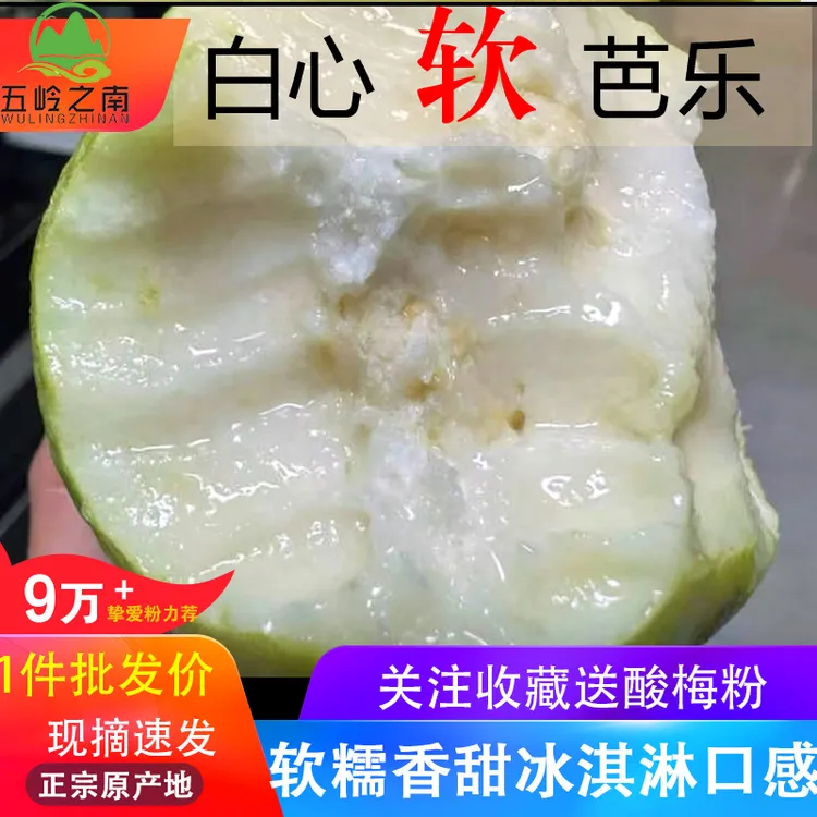 广西软糯软心奶油芭乐3斤5斤芭乐白心软心番石榴水果高山老树果