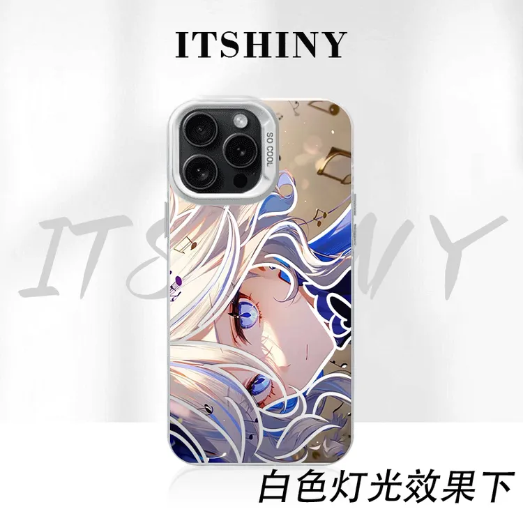 芙宁娜手机壳彩银适用于苹果华为荣耀小米VIVOPPO一加2