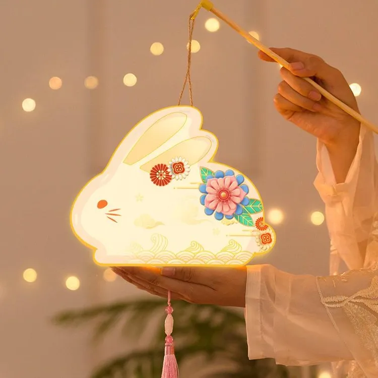 新年元宵节实木灯笼diy材料包手工制作儿童手提古风2025新款花灯