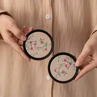 九桃陶瓷茶杯垫国风复古吸水壶承茶具文创摆件A10726
