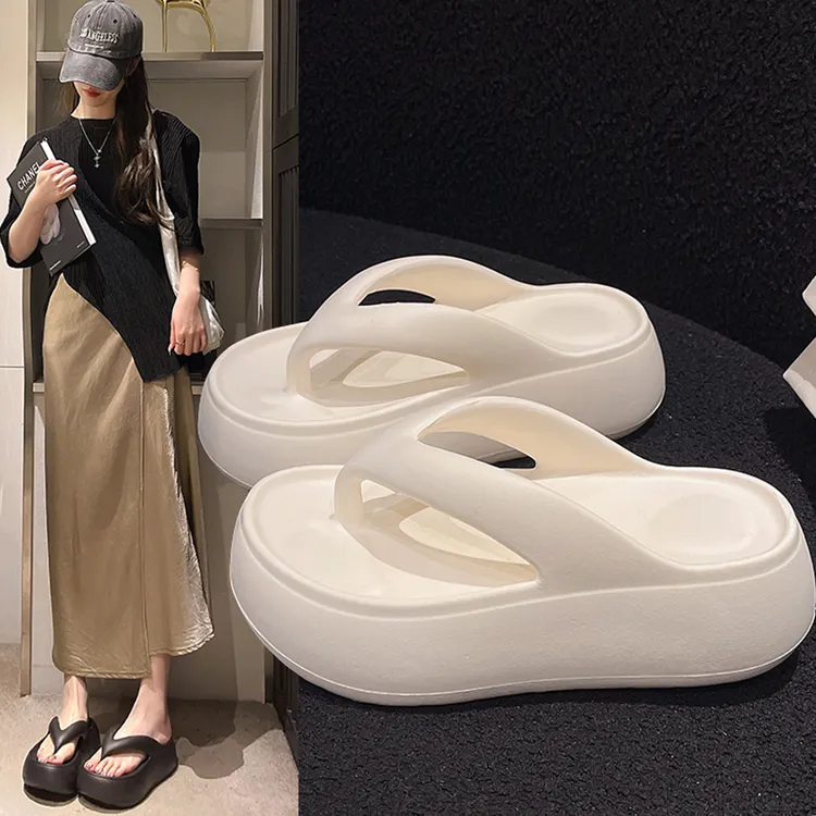 厚底人字拖女款夏季网红ins潮韩版外穿休闲eva软底防滑沙滩凉拖