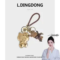 【刘叮咚女鞋】新款暴力熊kt猫卡通包包挂件手机壳钥匙扣挂件