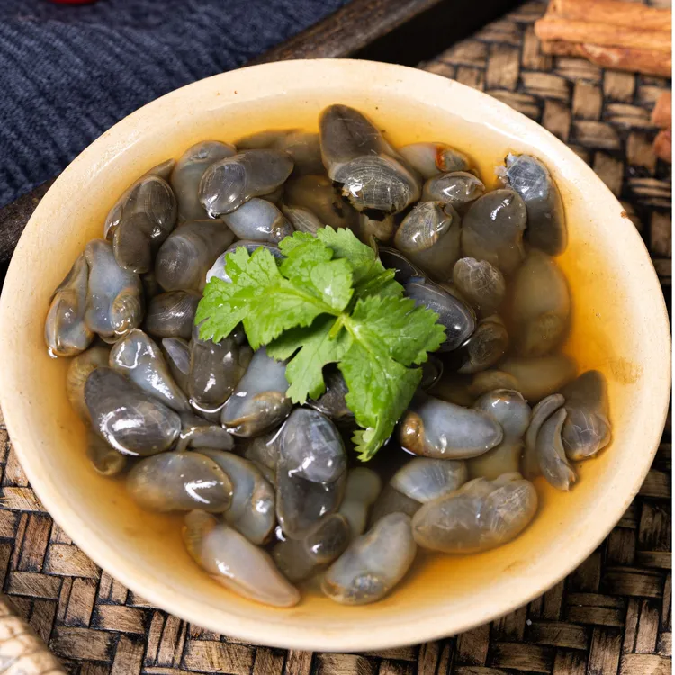 宁东路上宁东宴专属特脆宁波黄泥螺海鲜特产生腌桃花泥螺210g*2罐