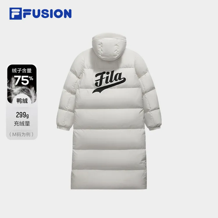 Fila/斐乐加厚保暖高克重羽绒服女冬季户外防风休闲长款羽绒服