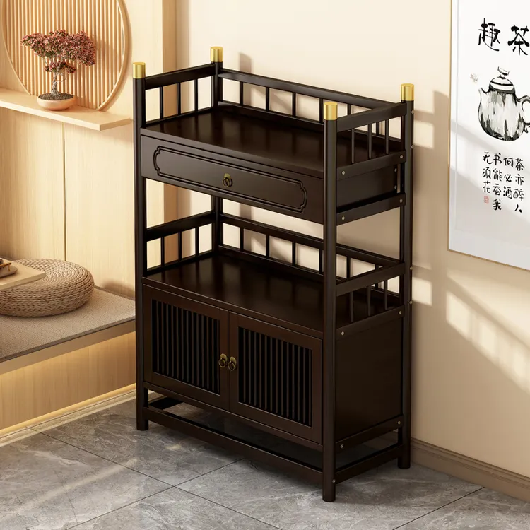 茶水柜家用茶几客厅泡茶台茶桌侧边柜茶水架置物架茶叶茶具收纳架
