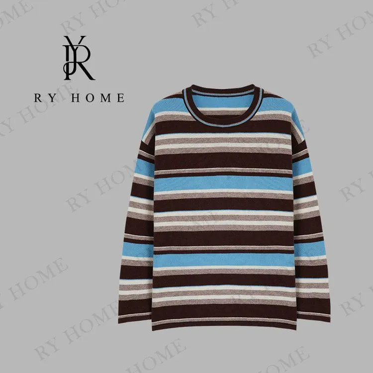 【容雨RYHOME】100%绵羊毛宽松慵懒感松弛文艺休闲毛衣253M3079