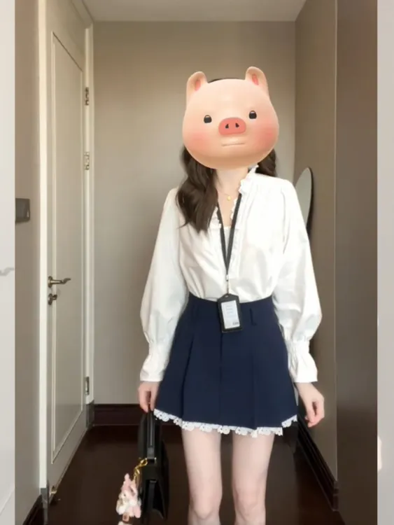 韩系通勤休闲小个子高级感衬衫2025年早春时尚赫本风别致百搭女装