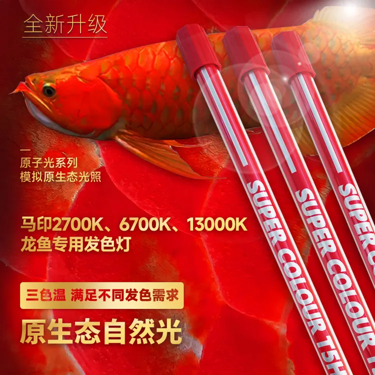 马印13000K红龙金龙发色灯6700专用防水鱼缸灯侧灯诱色潜水灯2700