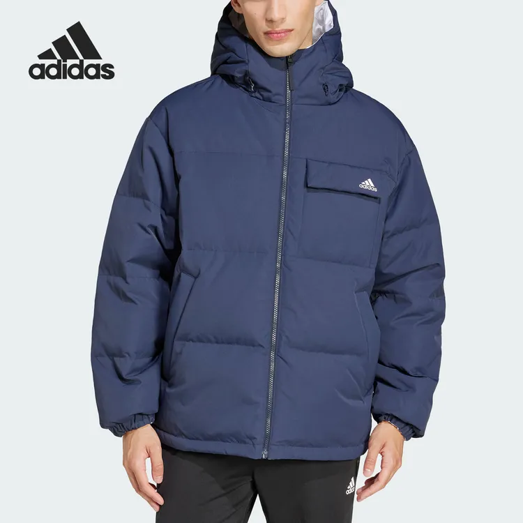 Adidas/阿迪达斯正品新款男女防泼水双面穿运动羽绒服JM9129