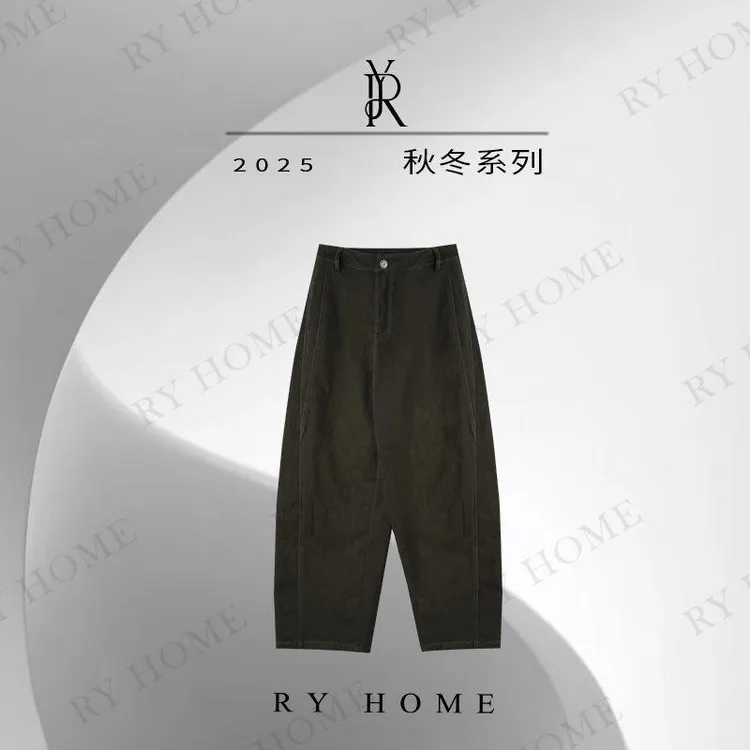 【容雨RYHOME】一条过冬不臃肿~新疆长绒棉直筒阔腿裤253K2874