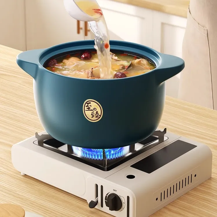 陶瓷砂锅瓦煲新款沙锅耐高温汤煲干烧家用不裂陶瓷煤气灶燃气煲汤