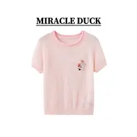 夏季时尚薄款重工钉珠短款上衣针织衫C1552