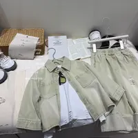 现货-儿童秋季新款牛仔套装K-5351欧若风穿搭森系百搭韩版男女