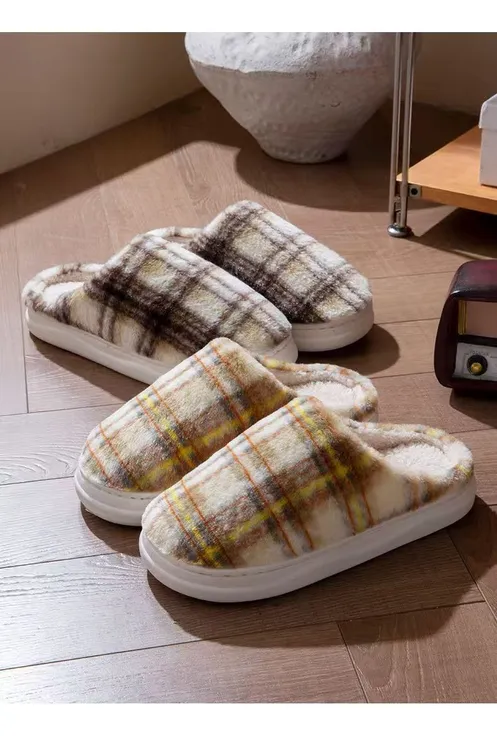 2025新款棉拖鞋加厚加绒居家室内防滑保暖软底软面男女生冬季棉拖