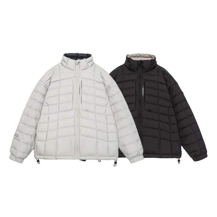简约冬季男士时尚轻奢潮流百搭轻薄立领休闲羽绒服大码男装保暖LP