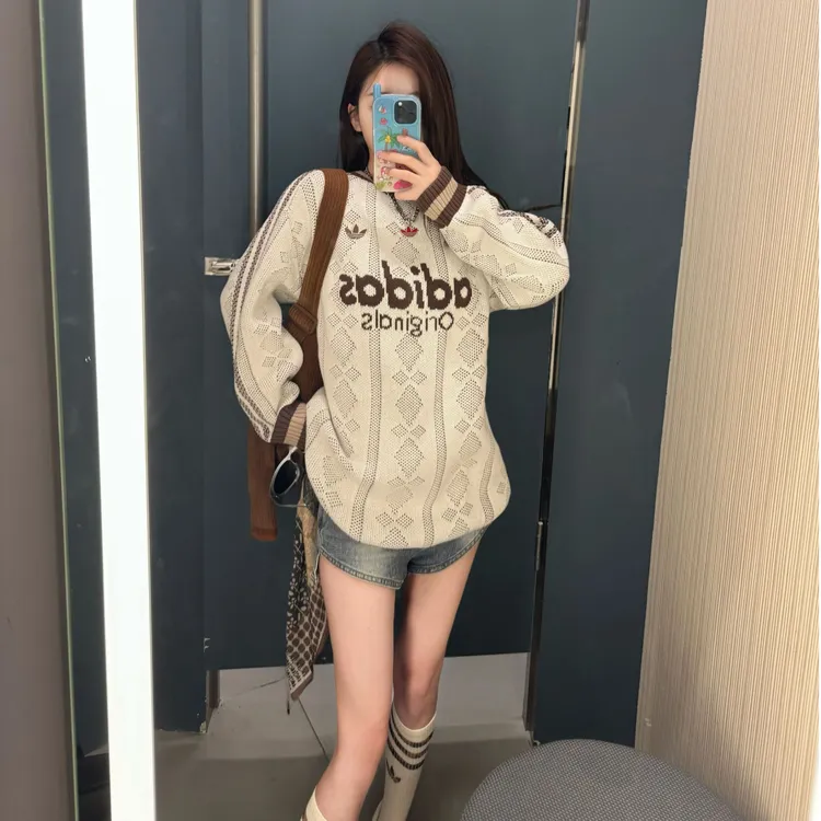 ADIDASU SWEATSHIRT休闲舒适新款时尚针织运动衫KS5956 X