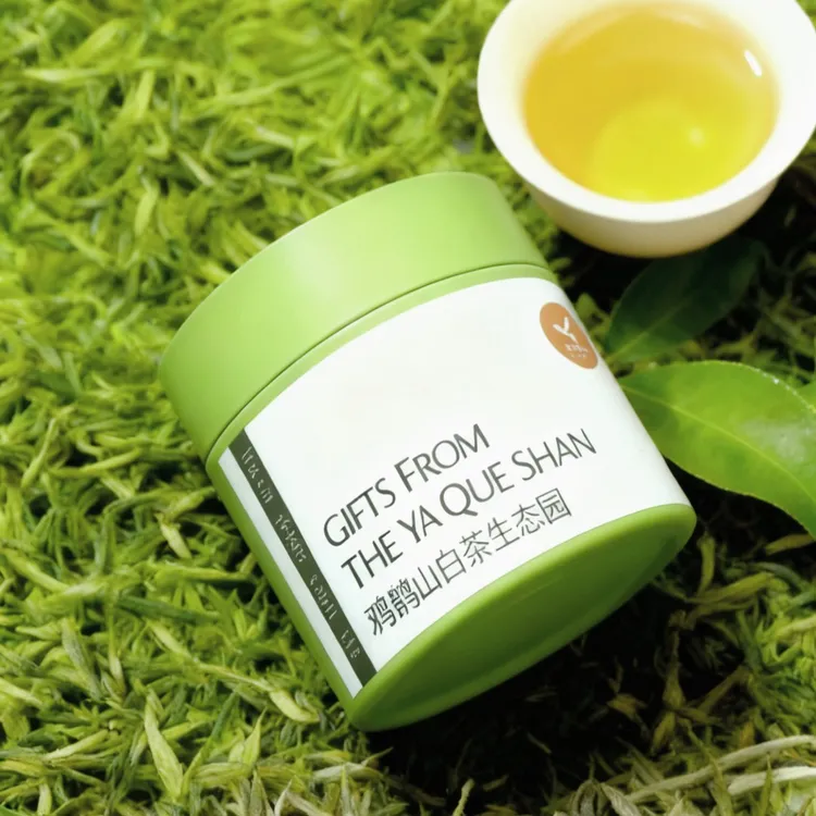 鸦鹊山高山白茶兰花香鲜爽回甘密封铁罐装30克2025新茶春茶绿茶