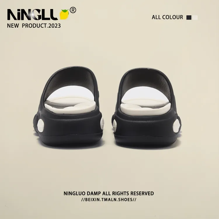CRUML&KECCI 压轴出场~情侣踩屎感厚底凉拖鞋情侣夏季可外穿增高