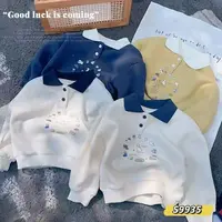 新款翻领小狗之家儿童加绒卫衣9935